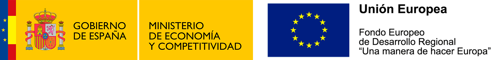 Logotipo Ministerio de Economía y Competitividad FEDER